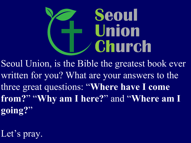 Foundations - The Bible (John 14:21) Rev. Robert Hale | 2024.07.07